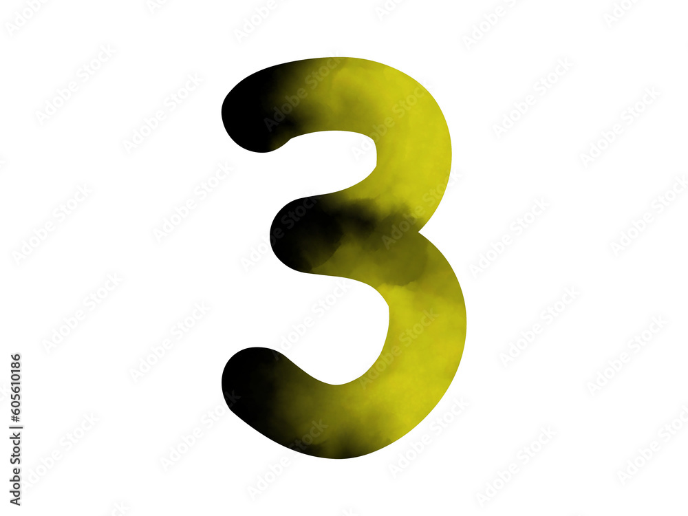 numbers illustration gradient watercolor background numbers illustration gradient watercolor background