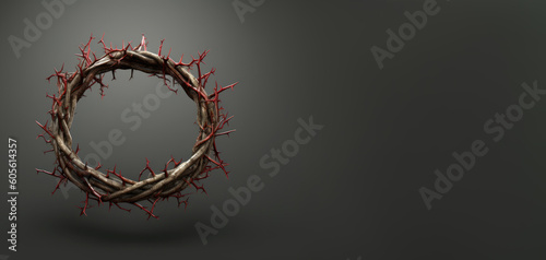 Crown of thorns of jesus christ, religion, christianity, generative ai