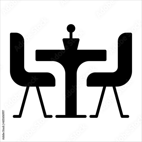 Solid vector icon for dating which can be used various design projects.
