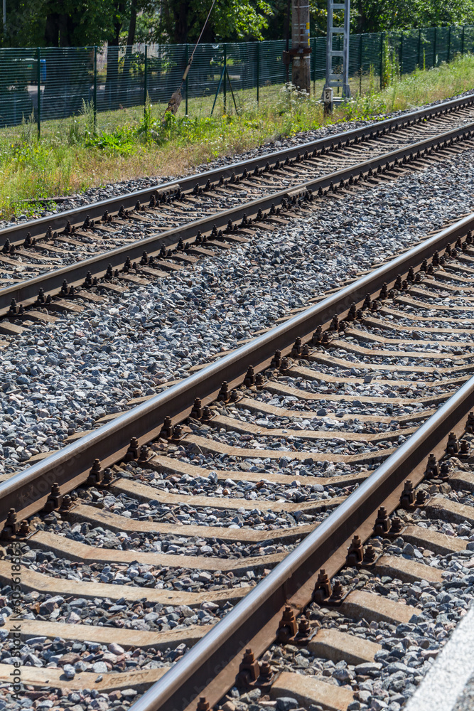 Fototapeta premium railway to horizon