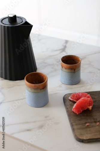 Detail coffee time kitchen