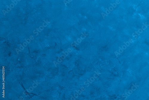 Blue paint on paper