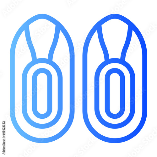 footwear gradient icon