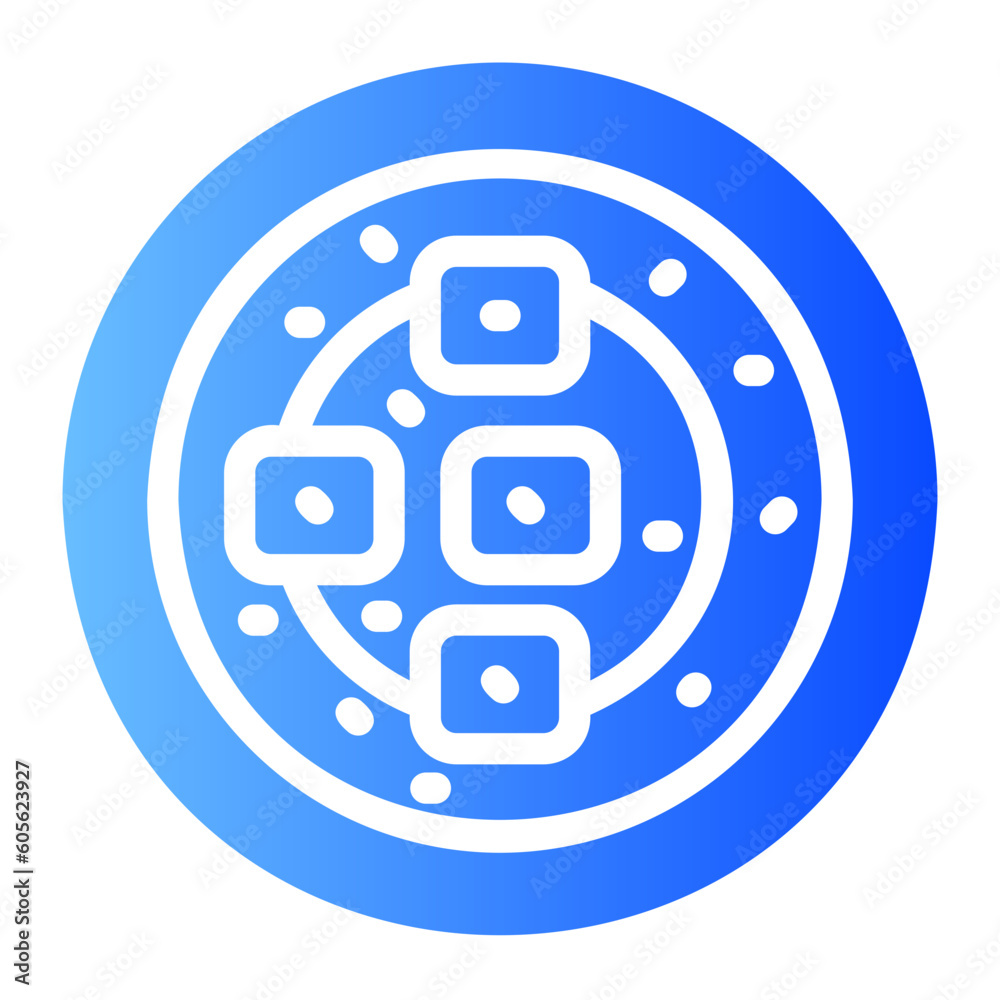 bulgogi gradient icon bulgogi gradient icon