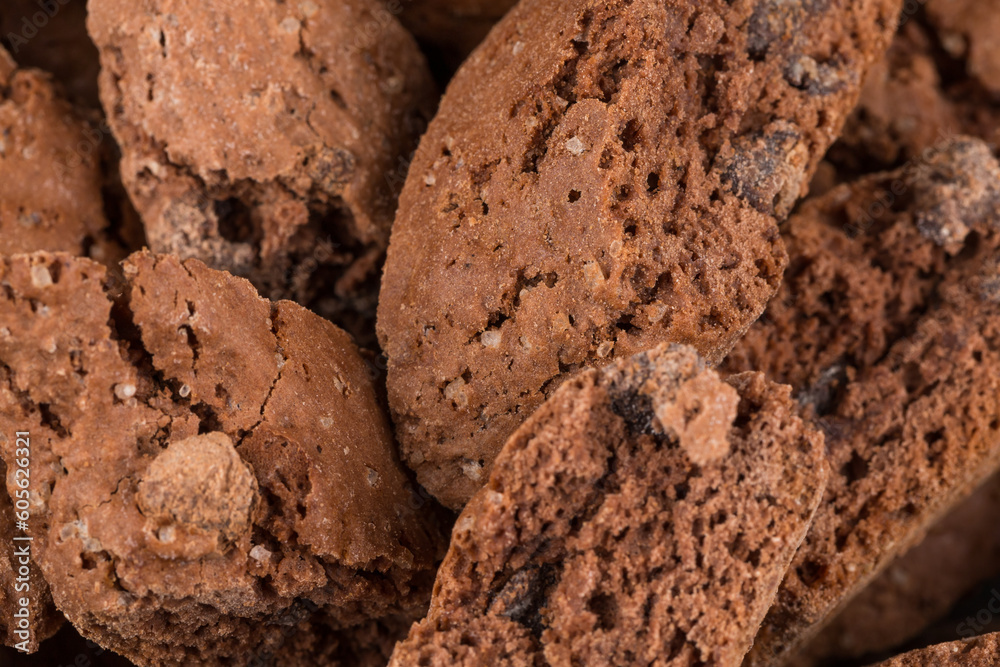 Cantucci with chocolate pieces Cantucci with chocolate pieces
