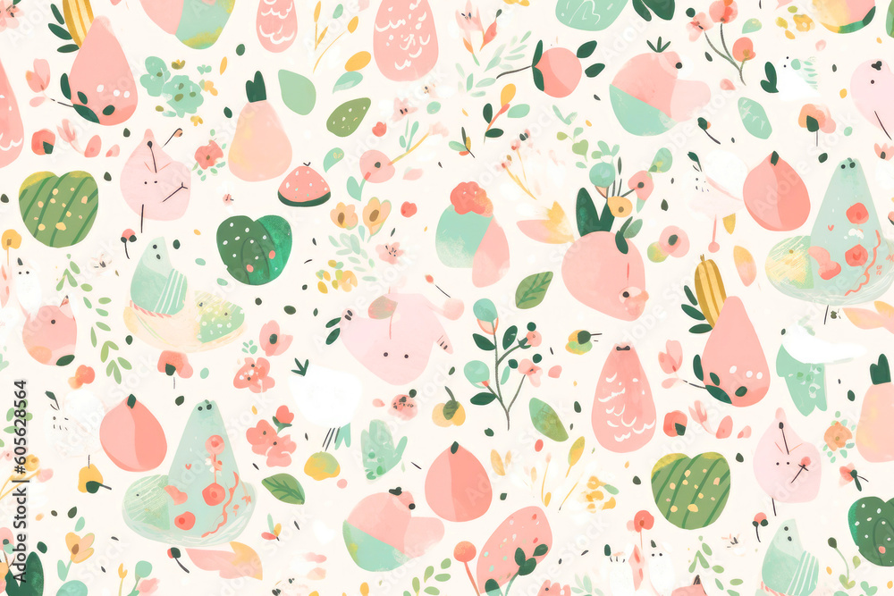 pastel cute tiny things background pastel cute tiny things background