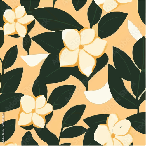 cute simple gardenia pattern, cartoon, minimal, decorate blankets, carpets, for kids, theme print design
