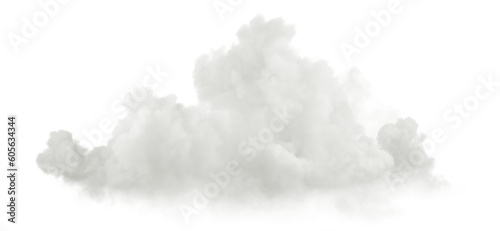 Png realistic clouds cumulus on transparent backgrounds 3d render