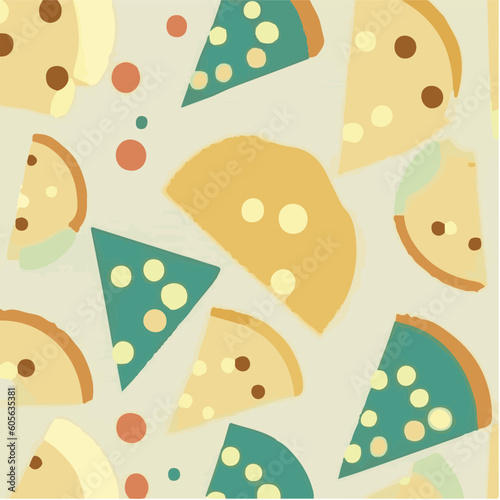 cute simple cheesecake pattern, cartoon, minimal, decorate blankets, carpets, for kids, theme print design
