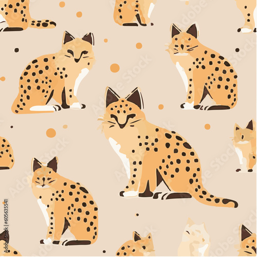 cute simple lynx pattern, cartoon, minimal, decorate blankets, carpets, for kids, theme print design
