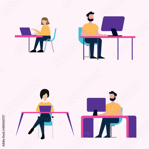 business people icons