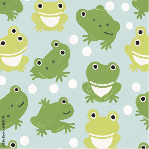 cute simple frog pattern  cartoon  minimal  decorate blankets  carpets  for kids  theme print design 