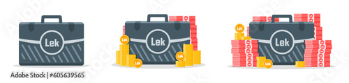 Albanian Lek Money Case Icons