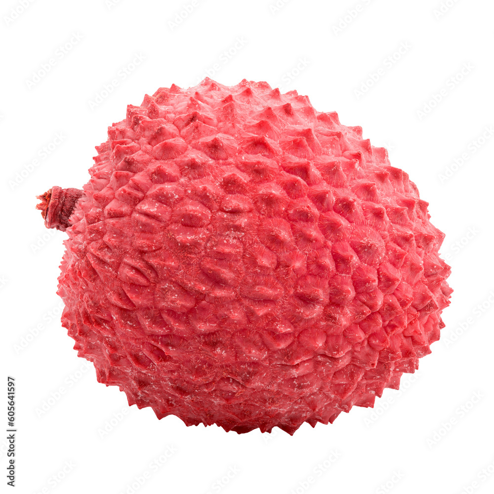 Lychee isolated on white background, full depth of field Lychee isolated on white background, full depth of field
