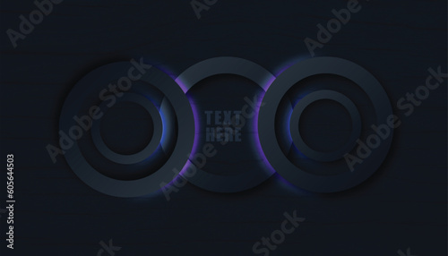 Drak Background New design Round shape in drak wallpaper