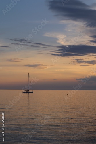 sailboat at sunset © Federica Ravettino