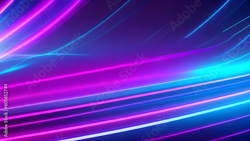 abstract futuristic background with pink blue glowing neon moving high speed wave lines and bokeh lights. Data transfer concept Fantastic wallpaper, Ai Generative