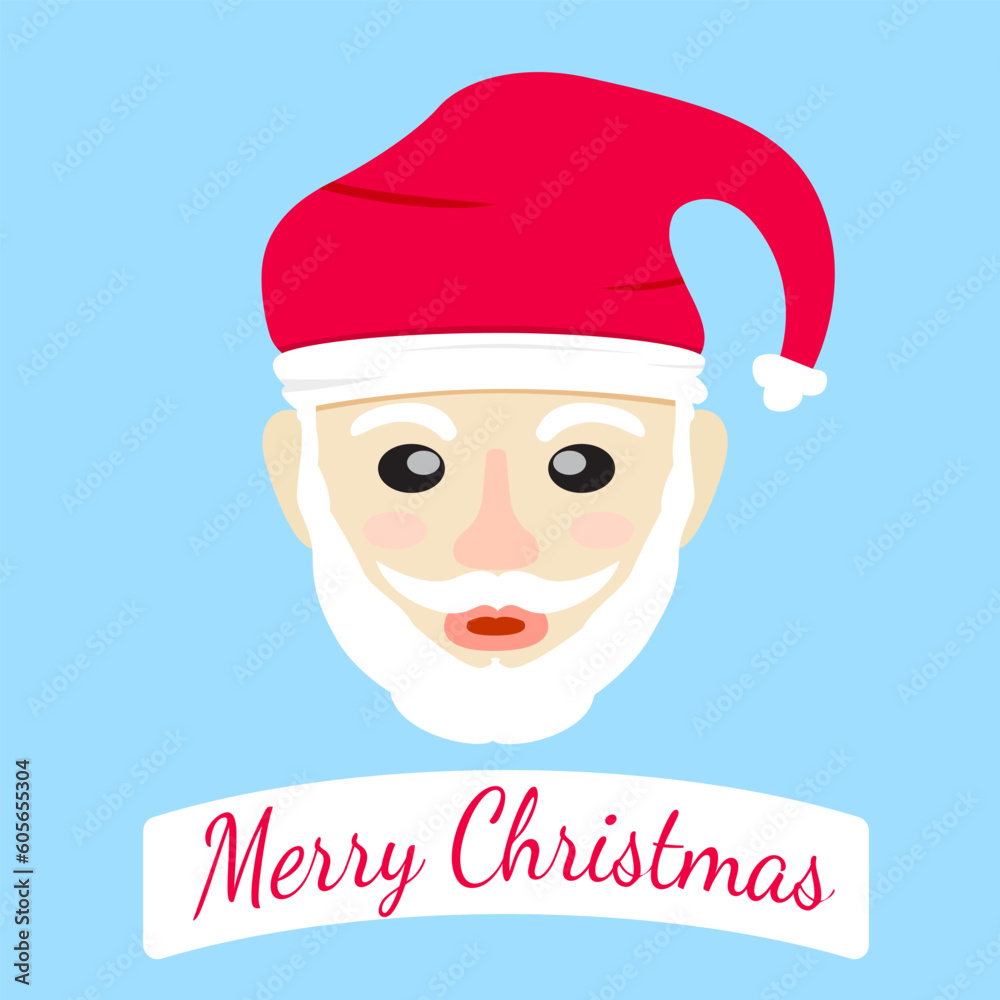 Christmas design template with a snowman and the text MERRY CHRISTMAS below Christmas design template with a snowman and the text MERRY CHRISTMAS below
