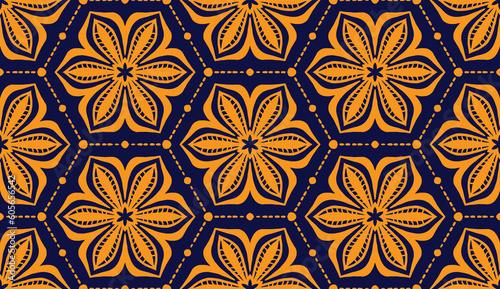 Geometric ethnic pattern seamless flower color. seamless pattern. Design for fabric,curtain,background,carpet,wallpaper,clothing,wrapping,Batik,mandalas,fabric,Vector illustration. pattern style.