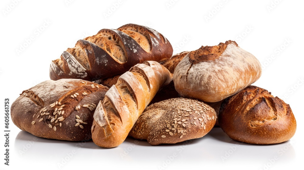 Bread, Generative AI, Illustration	