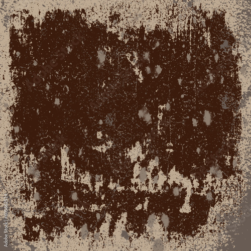 Grunge background is brown. Vintage abstract texture. Multicolor modern style scratched pattern