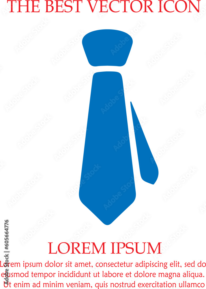 Tie vector icon eps 10. Necktie business symbol Tie vector icon eps 10. Necktie business symbol
