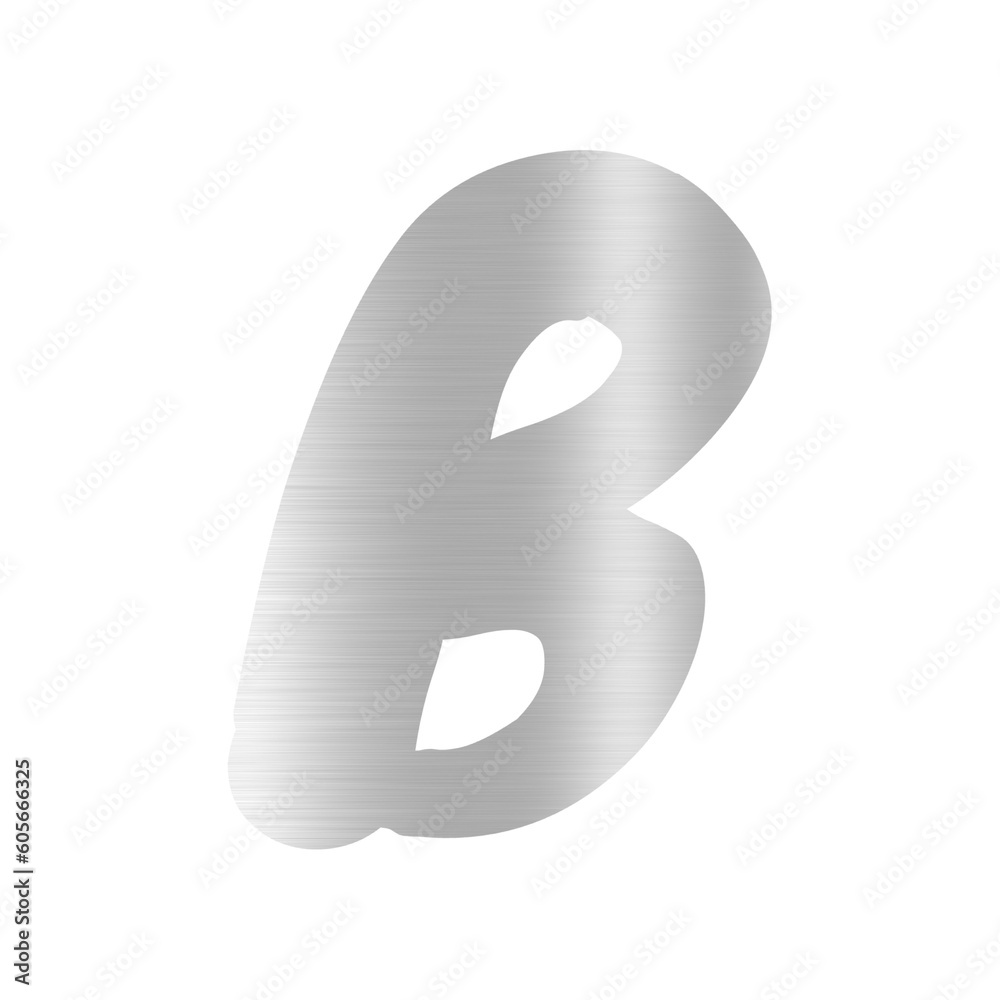 b alphabets with silver glitter b alphabets with silver glitter