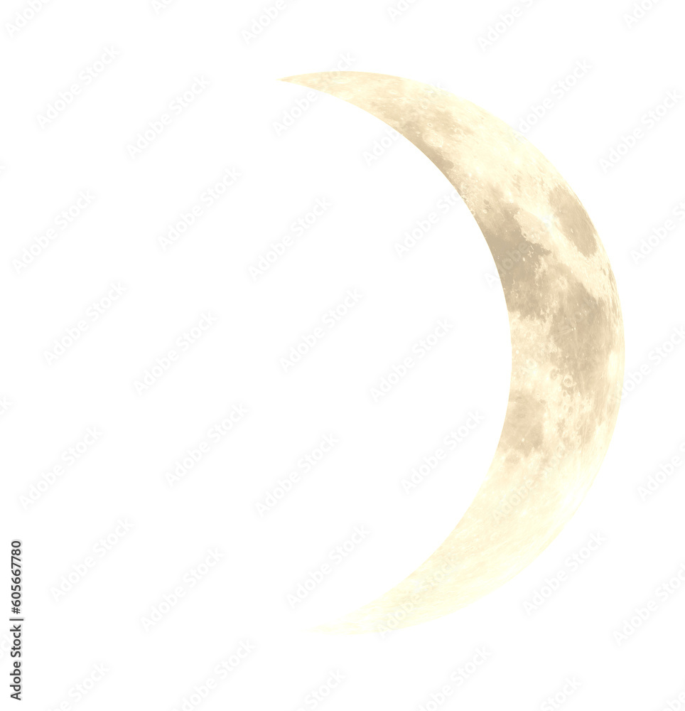Moon isolated on white background Moon isolated on white background