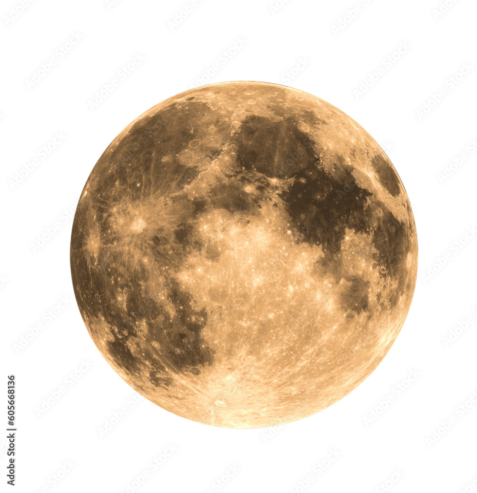 Moon isolated on white background Moon isolated on white background