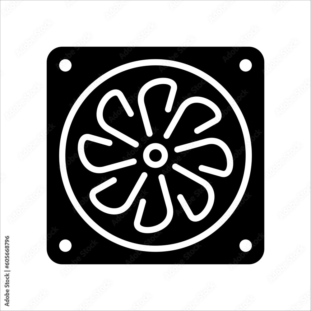 Solid vector icon for cooling which can be used various design projects. Solid vector icon for cooling which can be used various design projects.