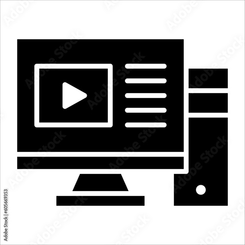 Solid vector icon for learning which can be used various design projects.