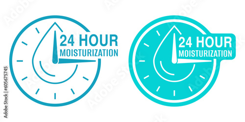 24 hour moisturization anti wrinkles icon