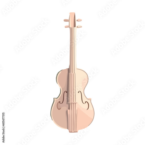 Antique violin, a symbol of classical elegance