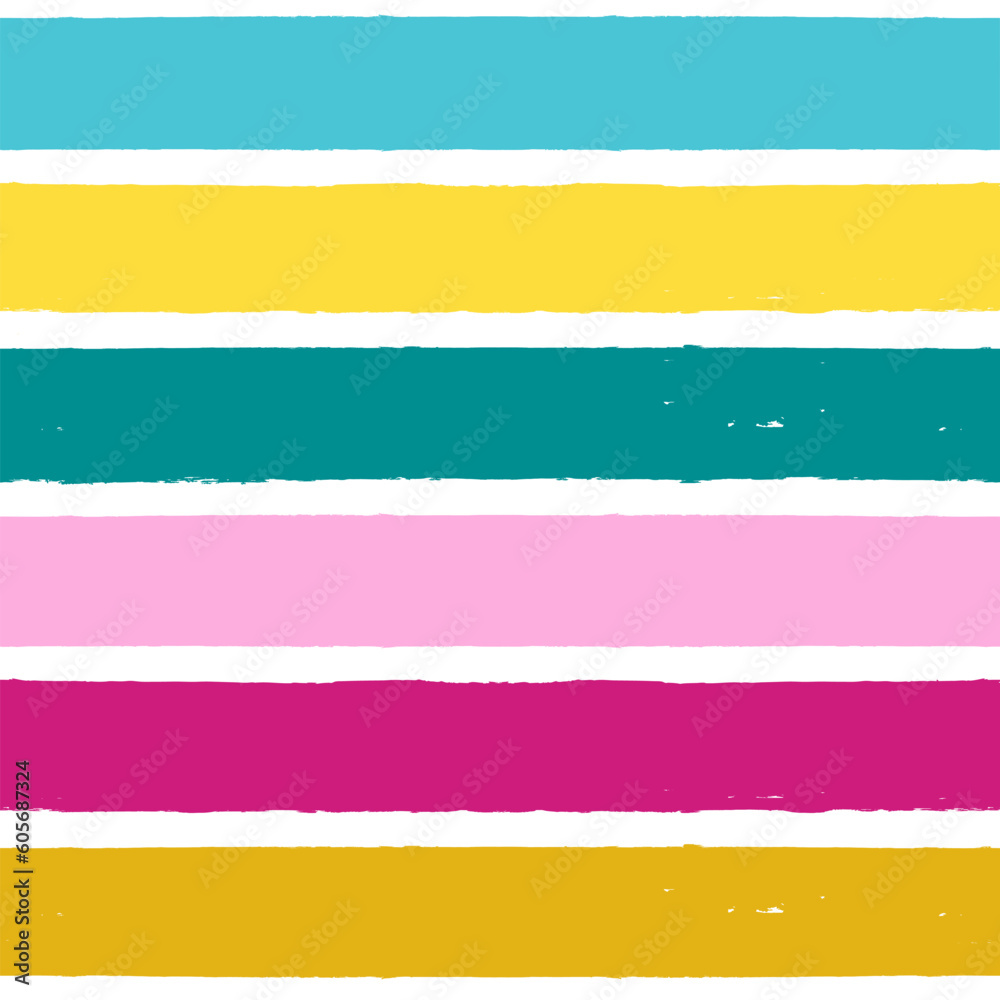 Vector striped summer pattern. Paint Lines Seamless background. Colorful brush strokes. Bright stripes watercolor lines Vector striped summer pattern. Paint Lines Seamless background. Colorful brush strokes. Bright stripes watercolor lines