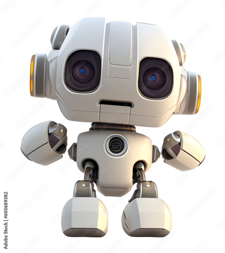 3d render of a robot ai generative 3d render of a robot ai generative