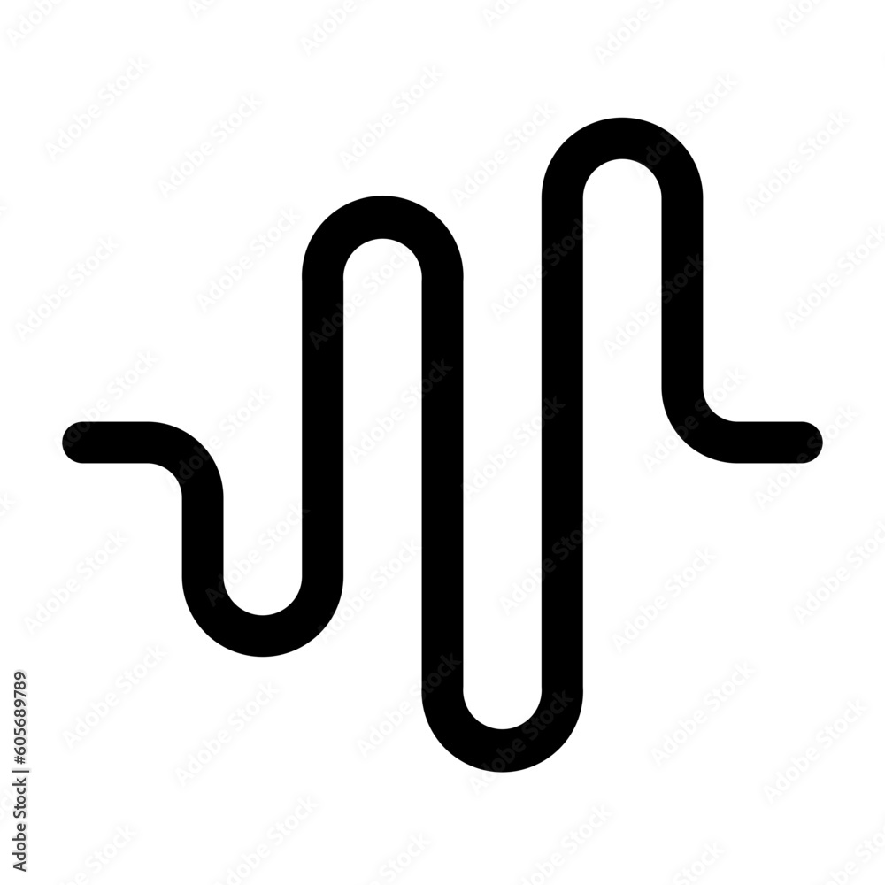 audio waves outline icon audio waves outline icon