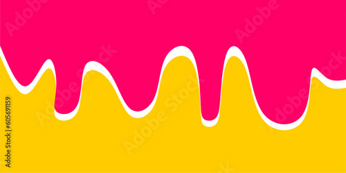 ice cream background with pink and orange color 