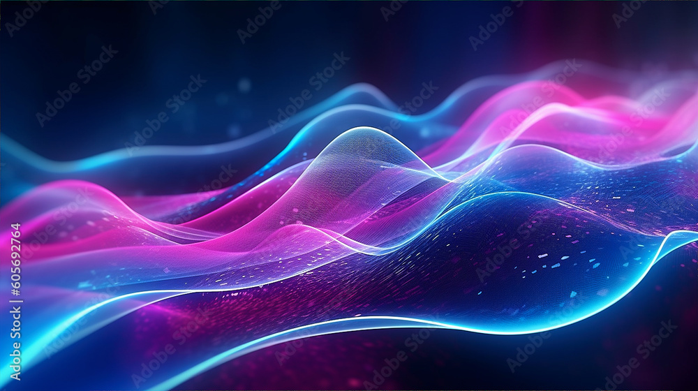 Generative ai illustration of a futuristic abstract background Generative ai illustration of a futuristic abstract background