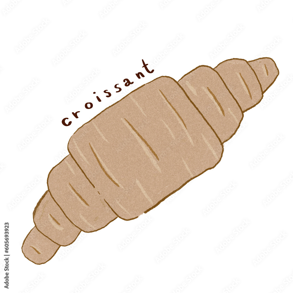 croissant (the character with hand-free drawing) croissant (the character with hand-free drawing)