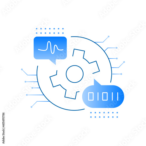 Natural Language Processing icon. NLP symbol,
Text analysis icon, Computational linguistics symbol, Language understanding icon, Sentiment analysis symbol, and Text classification icon.