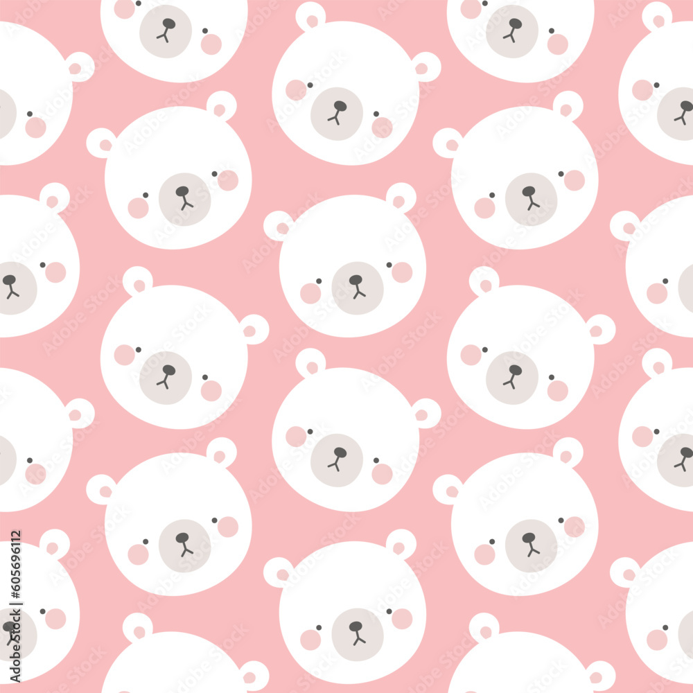 Cute farm animals seamless pattern, abstract hand drawn dot background with adorable farm animals vector illustration Cute farm animals seamless pattern, abstract hand drawn dot background with adorable farm animals vector illustration