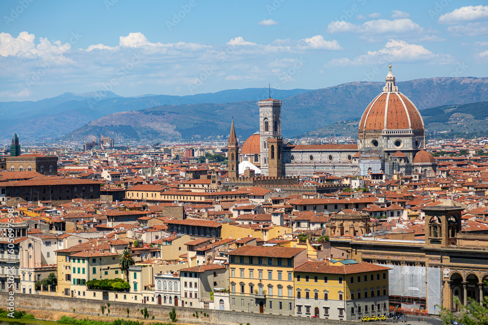 A view of the city of Florence, Italy