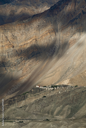 Tibetan temple in the mountain