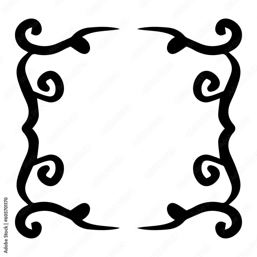 swirl art frame swirl art frame