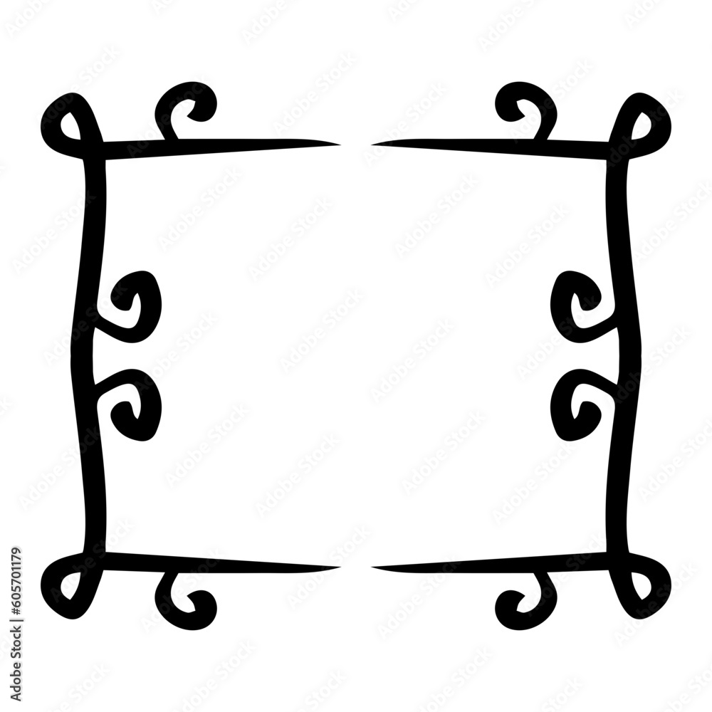 swirl art frame swirl art frame
