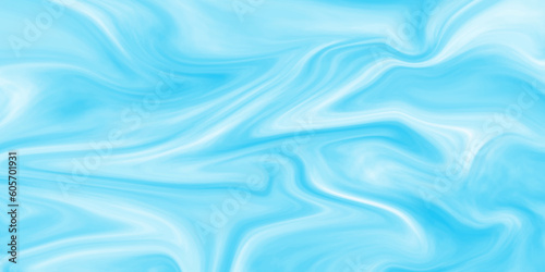 Abstract beautiful blue swirl liquid background. acrylic liquid textures with spots and splashes of color paint. colorful marble pattern of the blend of curves .colorful marble surface.