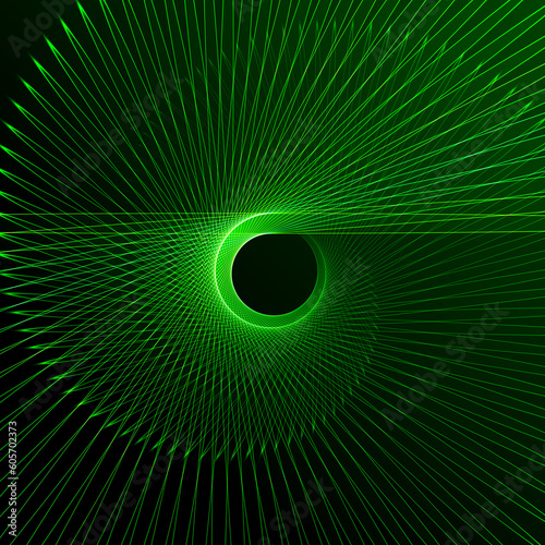 Green fractal background