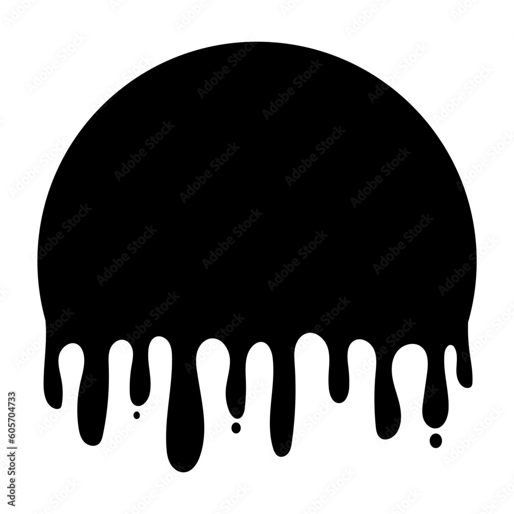 circle blood drips element circle blood drips element