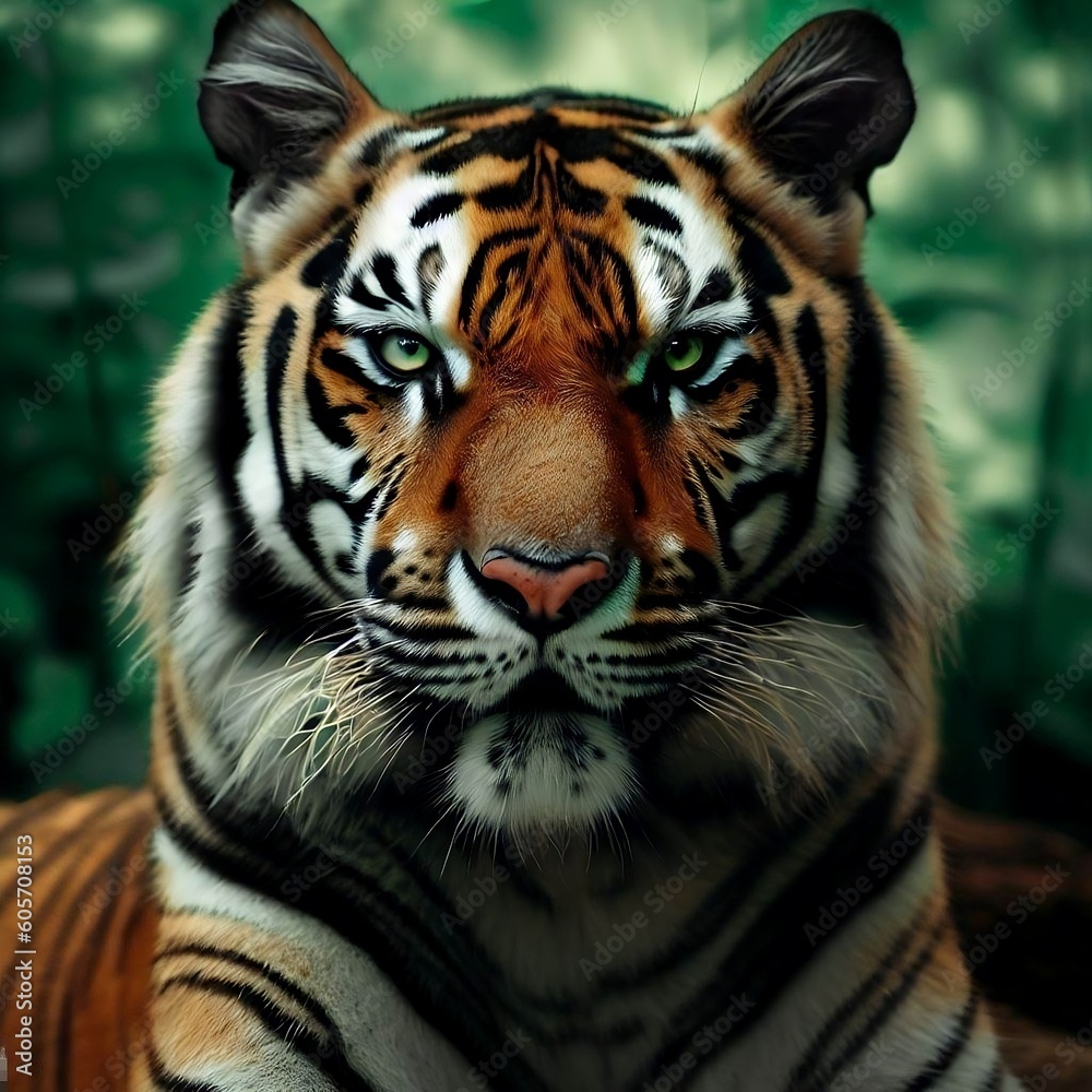 Fototapeta premium portrait of a bengal tiger