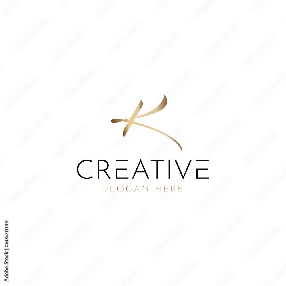 Design a clever monogram K initials logo Design a clever monogram K initials logo